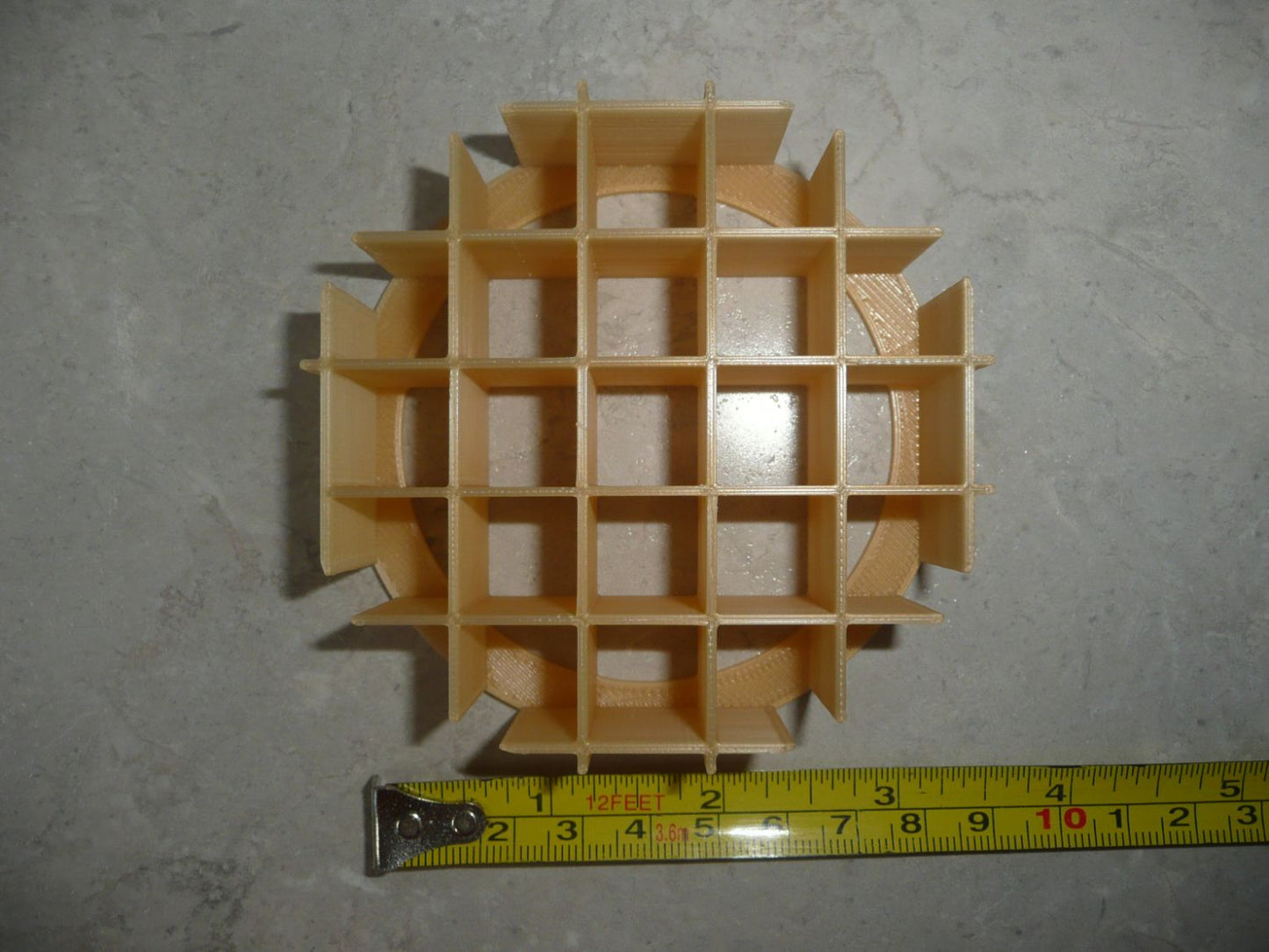 Waffle Design Pattern Concha Cutter Mexican Sweet Bread Stamp USA Made PR4629