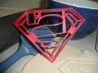 Superman S Superhero Logo DC Comics Cookie Cutter Made in USA PR464