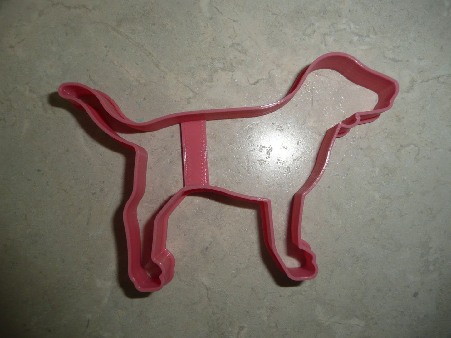 PINK Dog Outline Victorias Secret Fashion Brand Cookie Cutter Made in USA PR4658