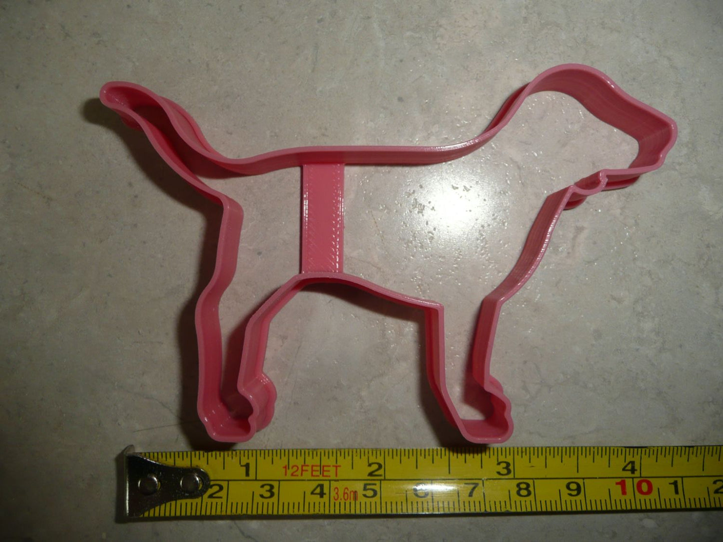 PINK Dog Outline Victorias Secret Fashion Brand Cookie Cutter Made in USA PR4658