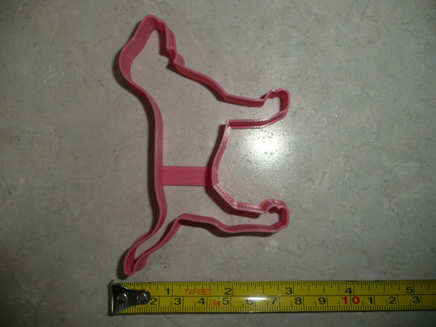 PINK Dog Outline Victorias Secret Fashion Brand Cookie Cutter Made in USA PR4658