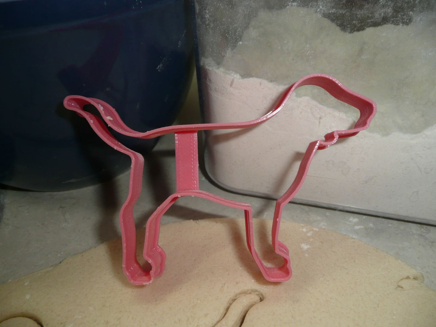 PINK Dog Outline Victorias Secret Fashion Brand Cookie Cutter Made in USA PR4658