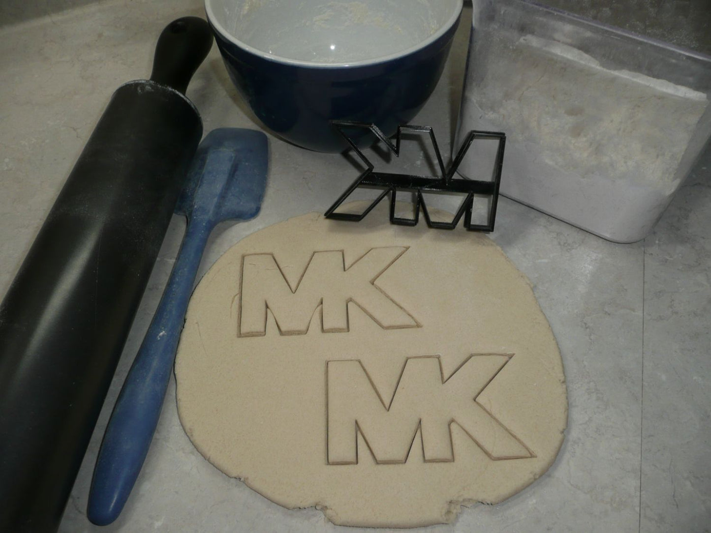 MK Outline Michael Kors Luxury Fashion Brand Cookie Cutter Made in USA PR4659