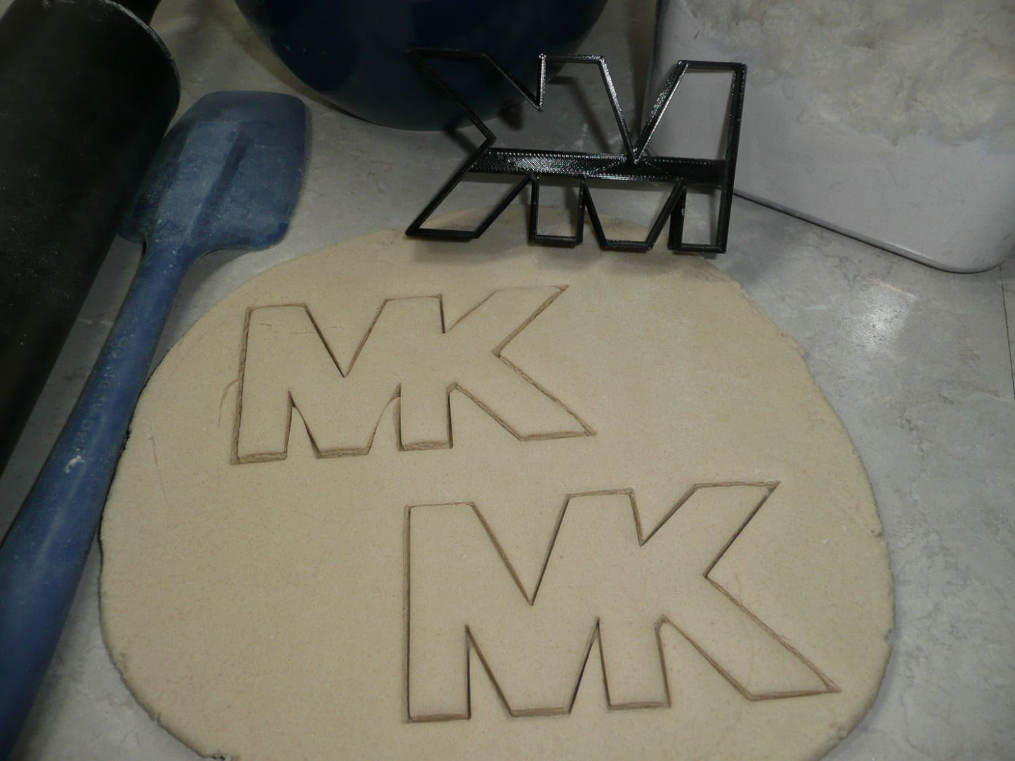 MK Outline Michael Kors Luxury Fashion Brand Cookie Cutter Made in USA PR4659