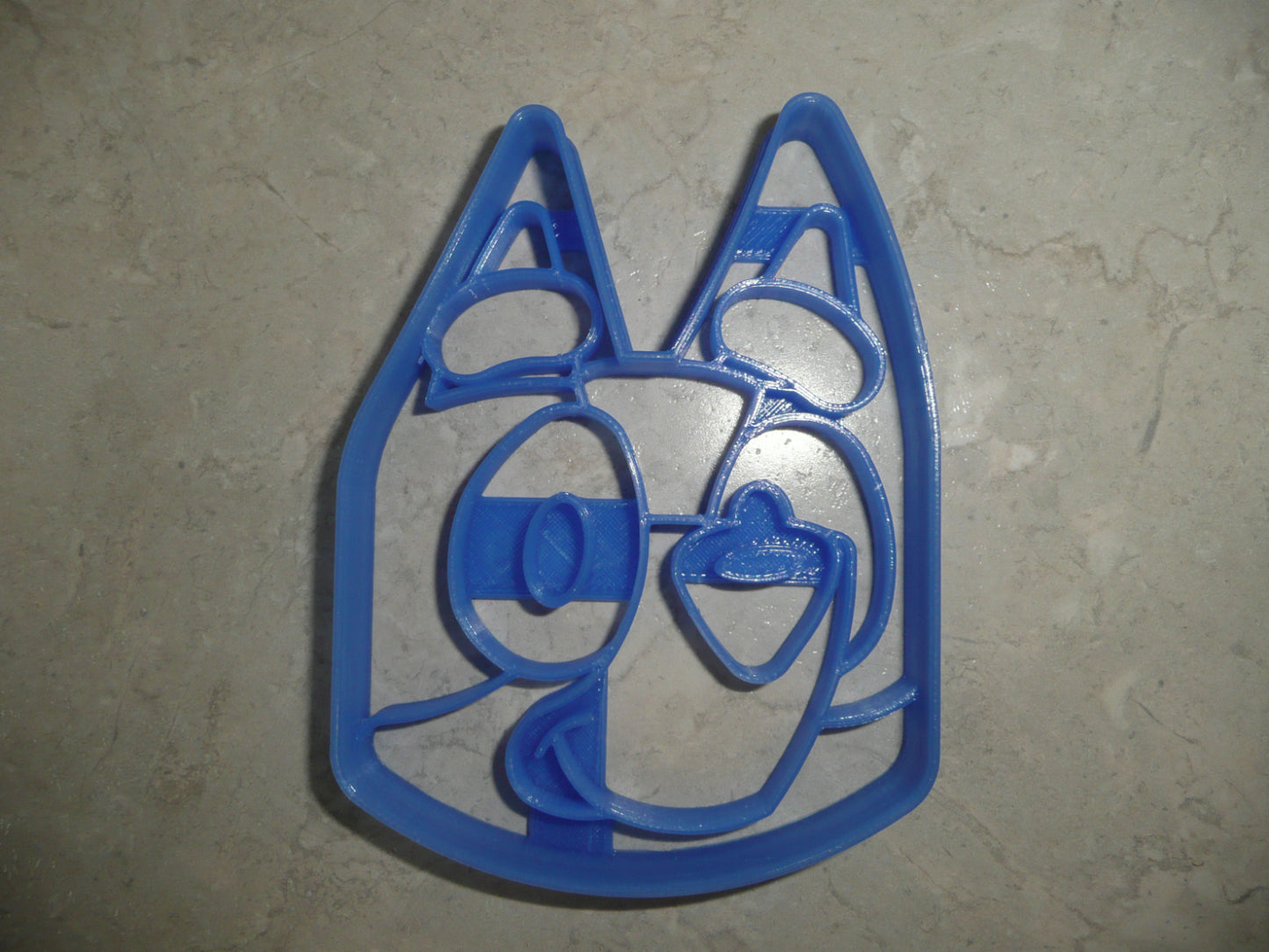 Bluey Detailed Dog Face Kids TV Character Cookie Cutter Made In USA PR4669