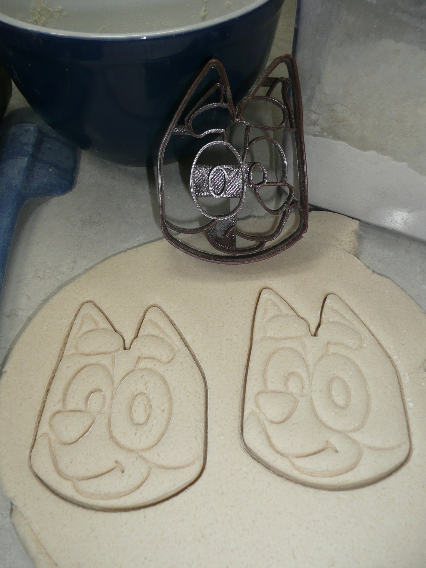 Bingo Face Bluey Kids TV Character Cookie Cutter Made In USA PR4670