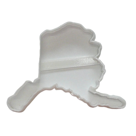 6x Alaska State Fondant Cutter Cupcake Topper 1.75 IN USA FD4679