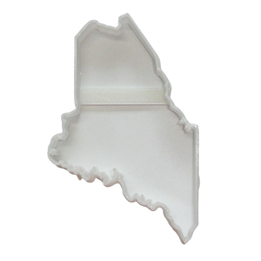 6x Maine State Fondant Cutter Cupcake Topper 1.75 IN USA FD4692