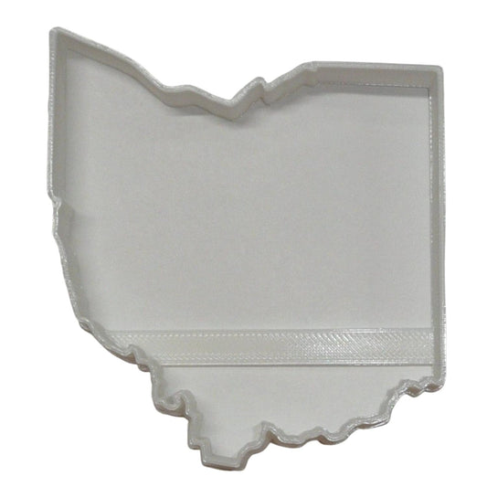 6x Ohio State Fondant Cutter Cupcake Topper 1.75 IN USA FD4706