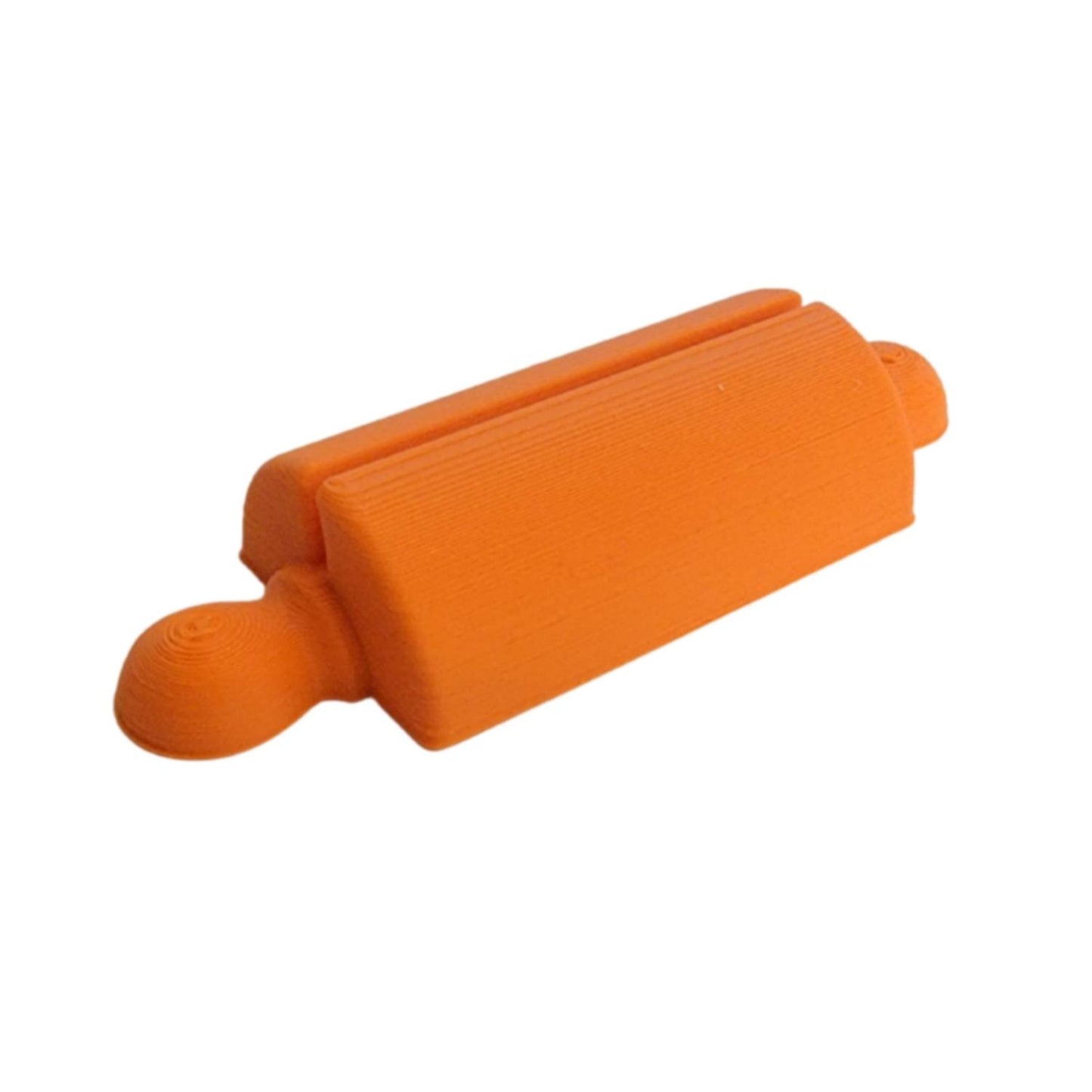 Rolling Pin Recipe Card Stand Business Card Holder - Orange - Made In USA PR4729