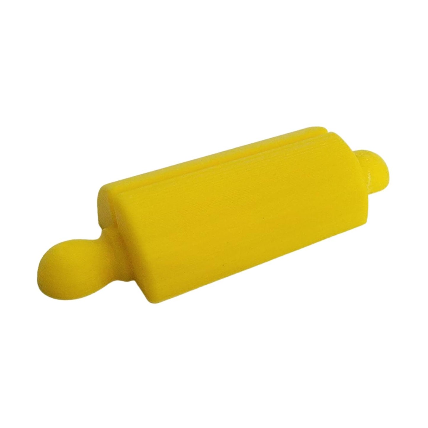 Rolling Pin Recipe Card Stand Business Card Holder - Yellow - Made In USA PR4730