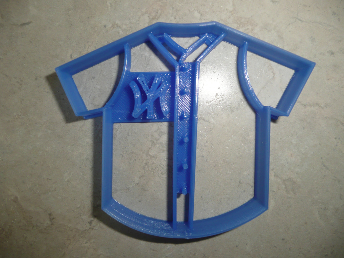 6x NY Yankees Jersey Fondant Cutter Cupcake Topper 1.75 IN USA FD4752