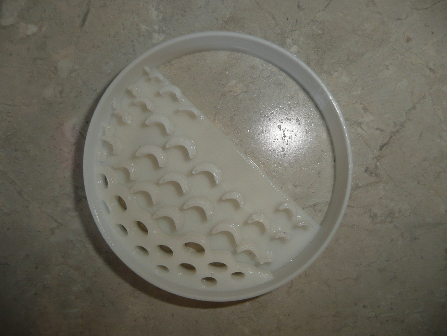 6x Golf Ball Detail Fondant Cutter Cupcake Topper 1.75 IN USA FD4769