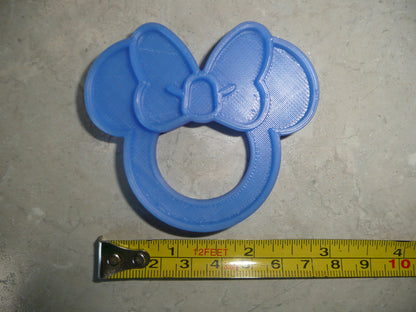 Minnie Mouse Themed Blue Napkin Ring Holders Set Of 4 Made In USA PR4804
