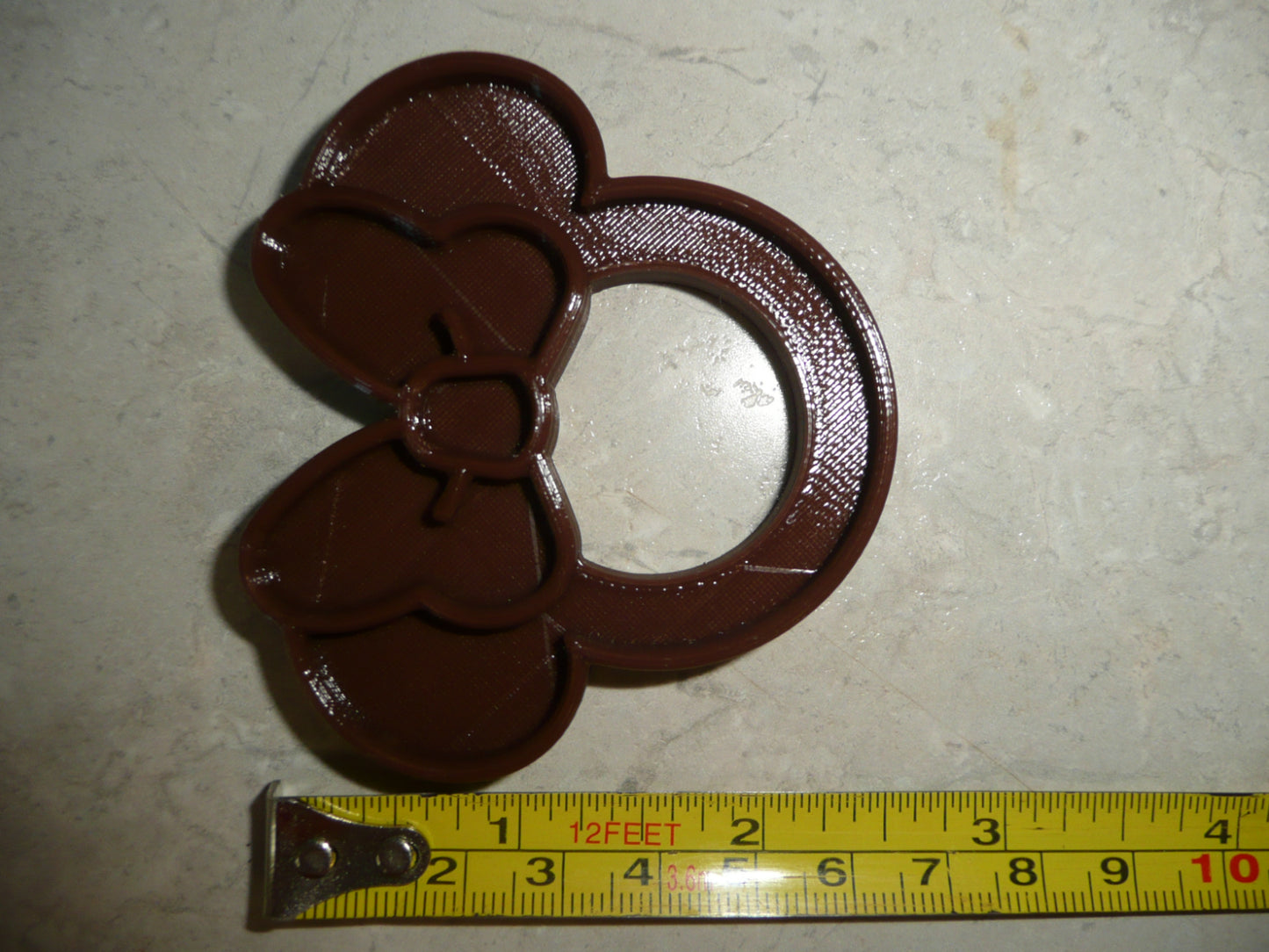 Minnie Mouse Themed Brown Napkin Ring Holders Set Of 4 Made In USA PR4805