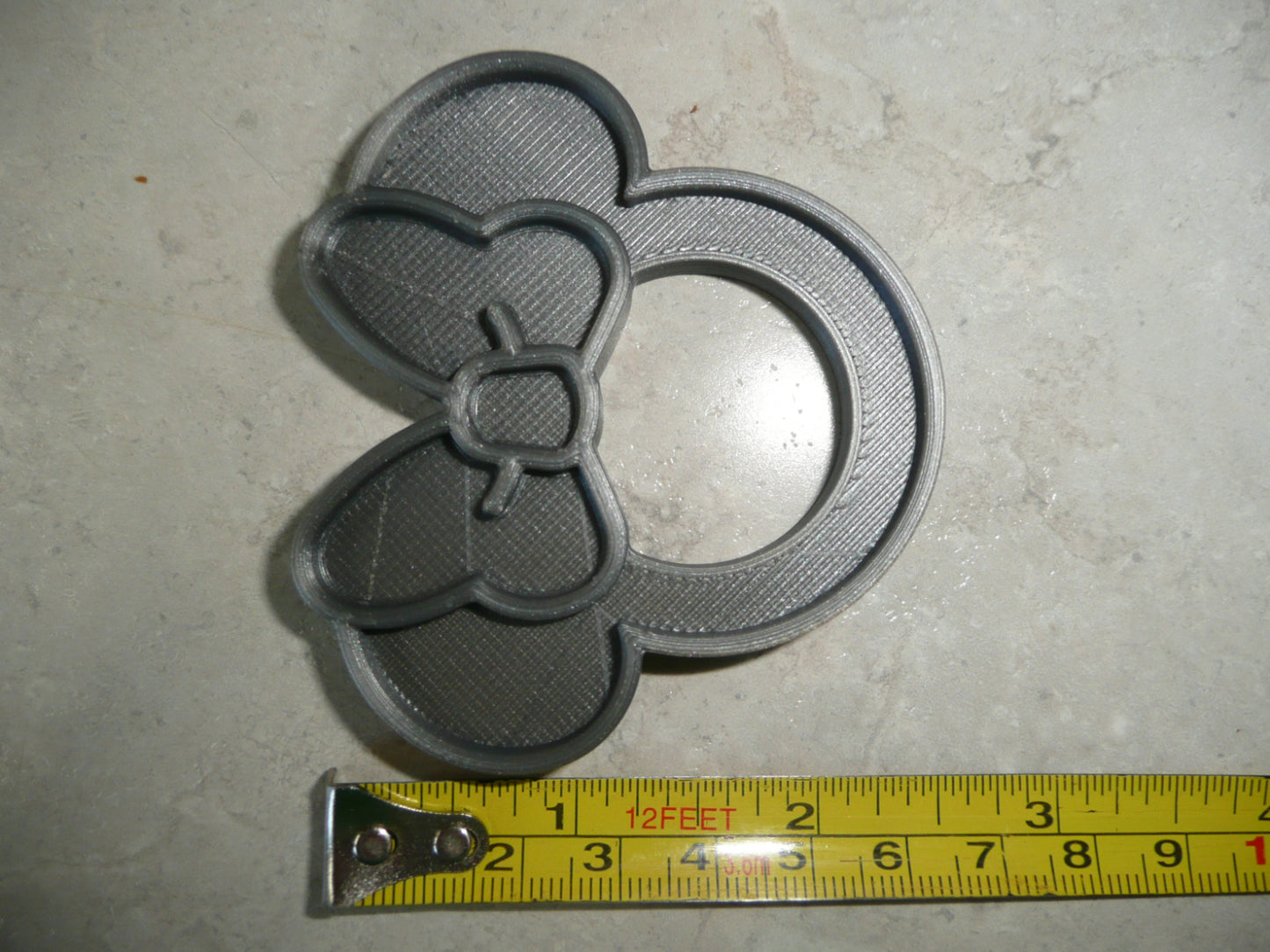 Minnie Mouse Themed Gray Napkin Ring Holders Set Of 4 Made In USA PR4807