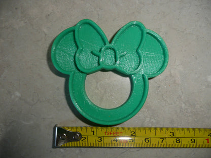 Minnie Mouse Themed Green Napkin Ring Holders Set Of 4 Made In USA PR4808