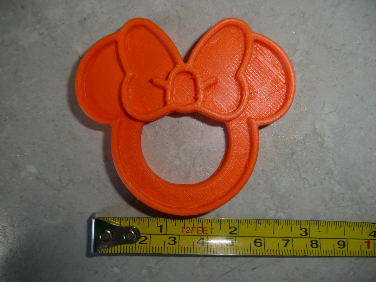 Minnie Mouse Themed Orange Napkin Ring Holders Set Of 4 Made In USA PR4809