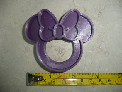 Minnie Mouse Themed Purple Napkin Ring Holders Set Of 4 Made In USA PR4811