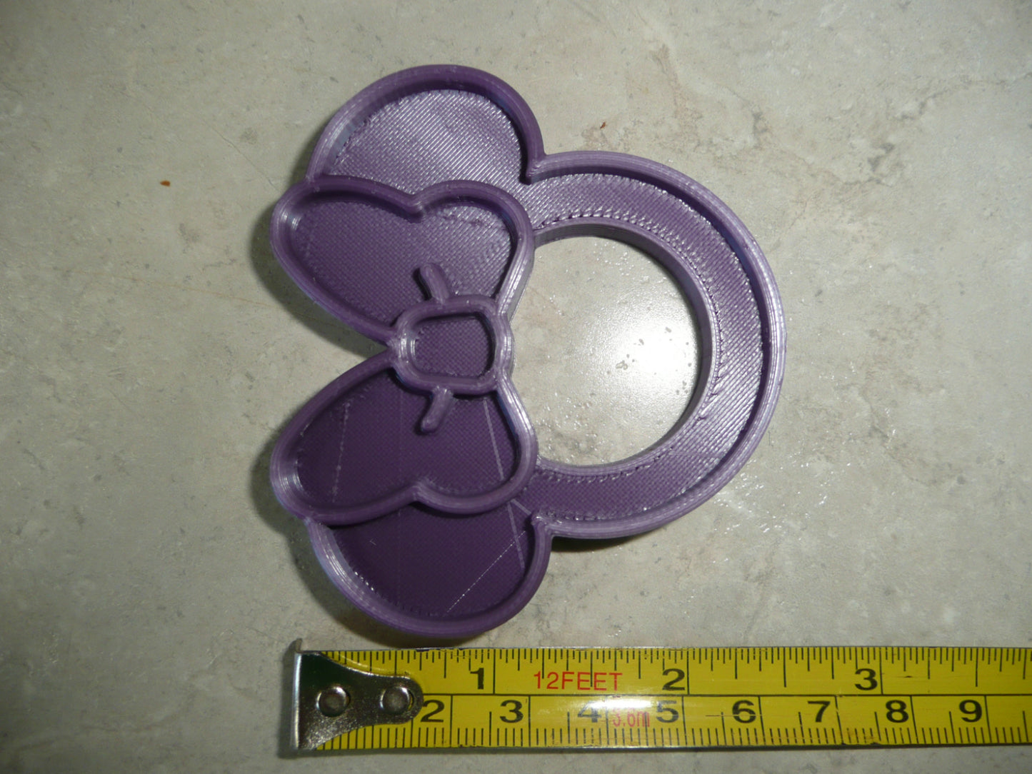 Minnie Mouse Themed Purple Napkin Ring Holders Set Of 4 Made In USA PR4811