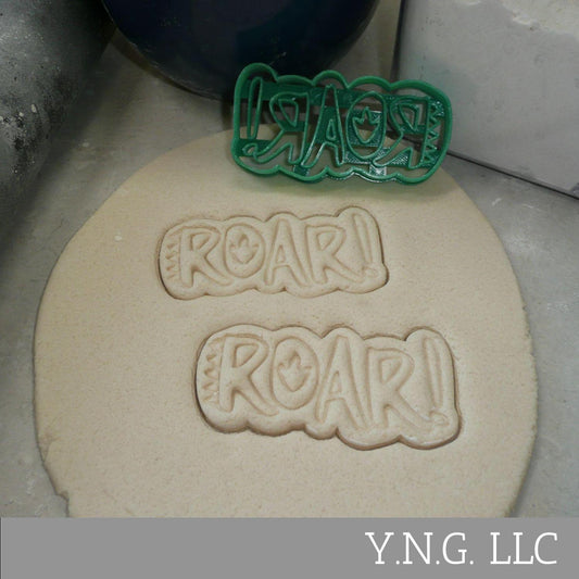 ROAR Word Dinosaur Themed Cookie Cutter Made In USA PR4830