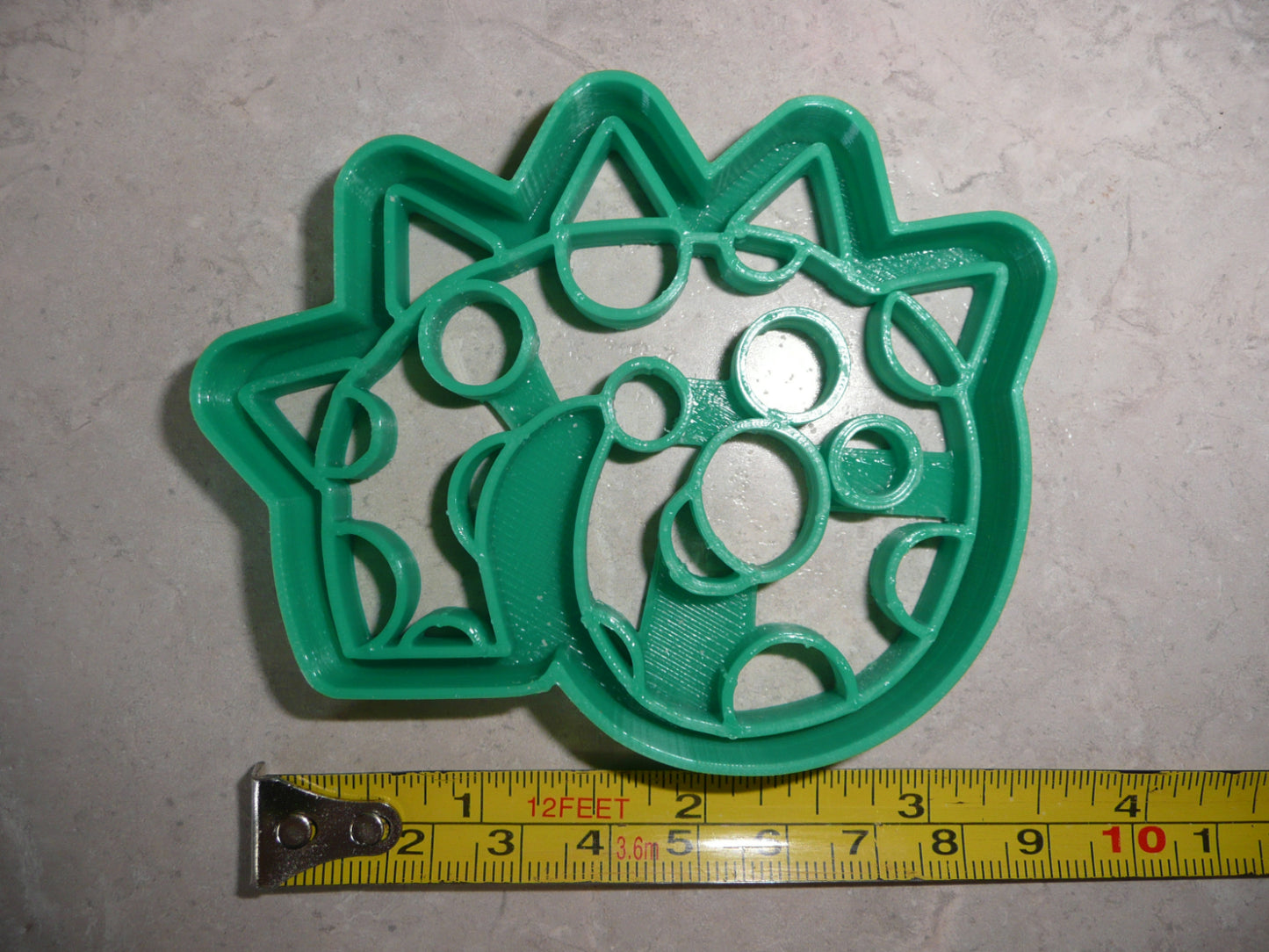 Number 6 Six Dinosaur Themed Cookie Cutter Made In USA PR4836