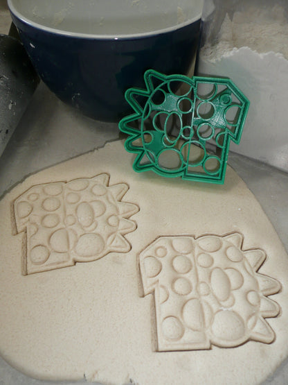 Number 10 Ten Dinosaur Themed Cookie Cutter Made In USA PR4840