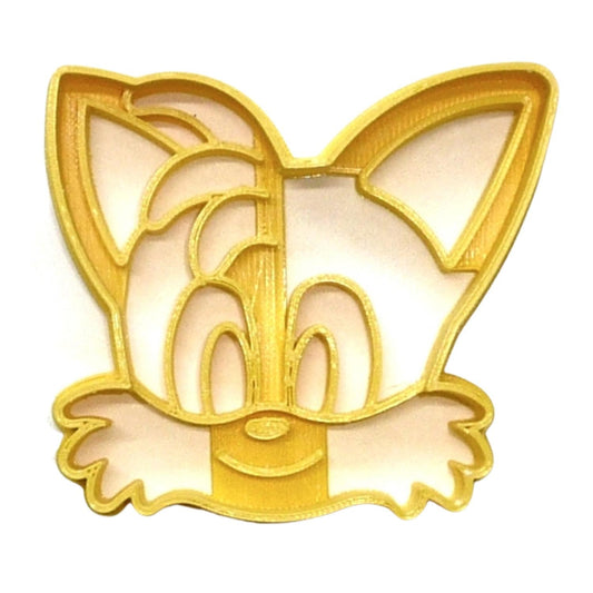 6x Tails Sonic Hedgehog Fondant Cutter Cupcake Topper 1.75 IN USA FD4853