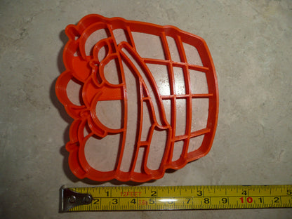 Peach Basket Fruit Picking Orchard Harvest Cookie Cutter Made In USA PR4856