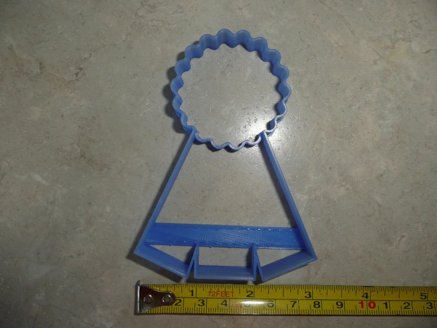 Rosette Award Ribbon Champion Winner Prize Cookie Cutter Made In USA PR4858