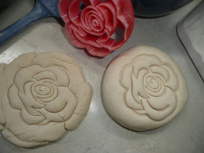 Rose Flower Mini Concha Cutter Mexican Sweet Bread Stamp Made in USA PR4892