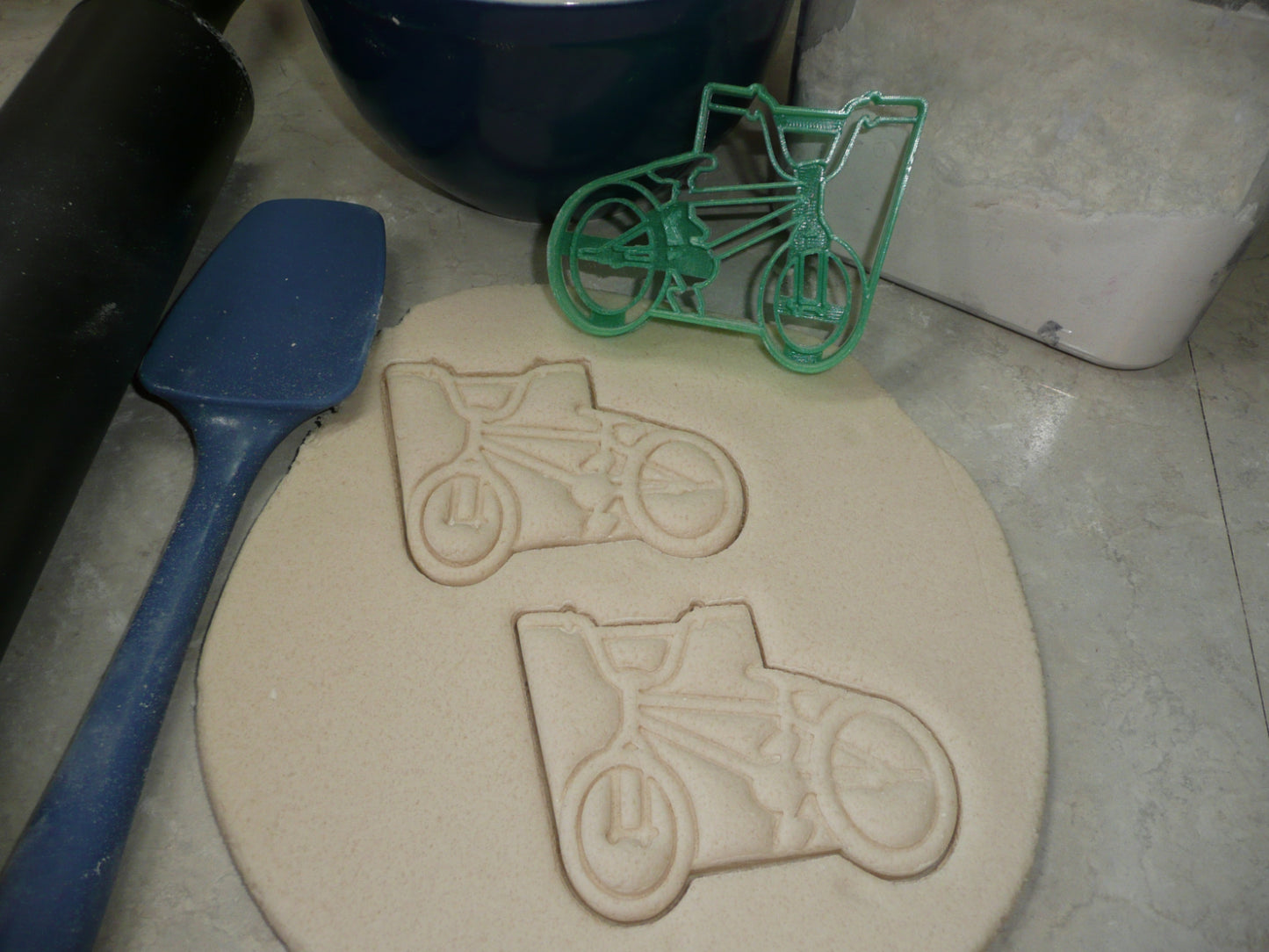 BMX Style Motocross Sport Bike Bicycle Cookie Cutter Made In USA PR4915