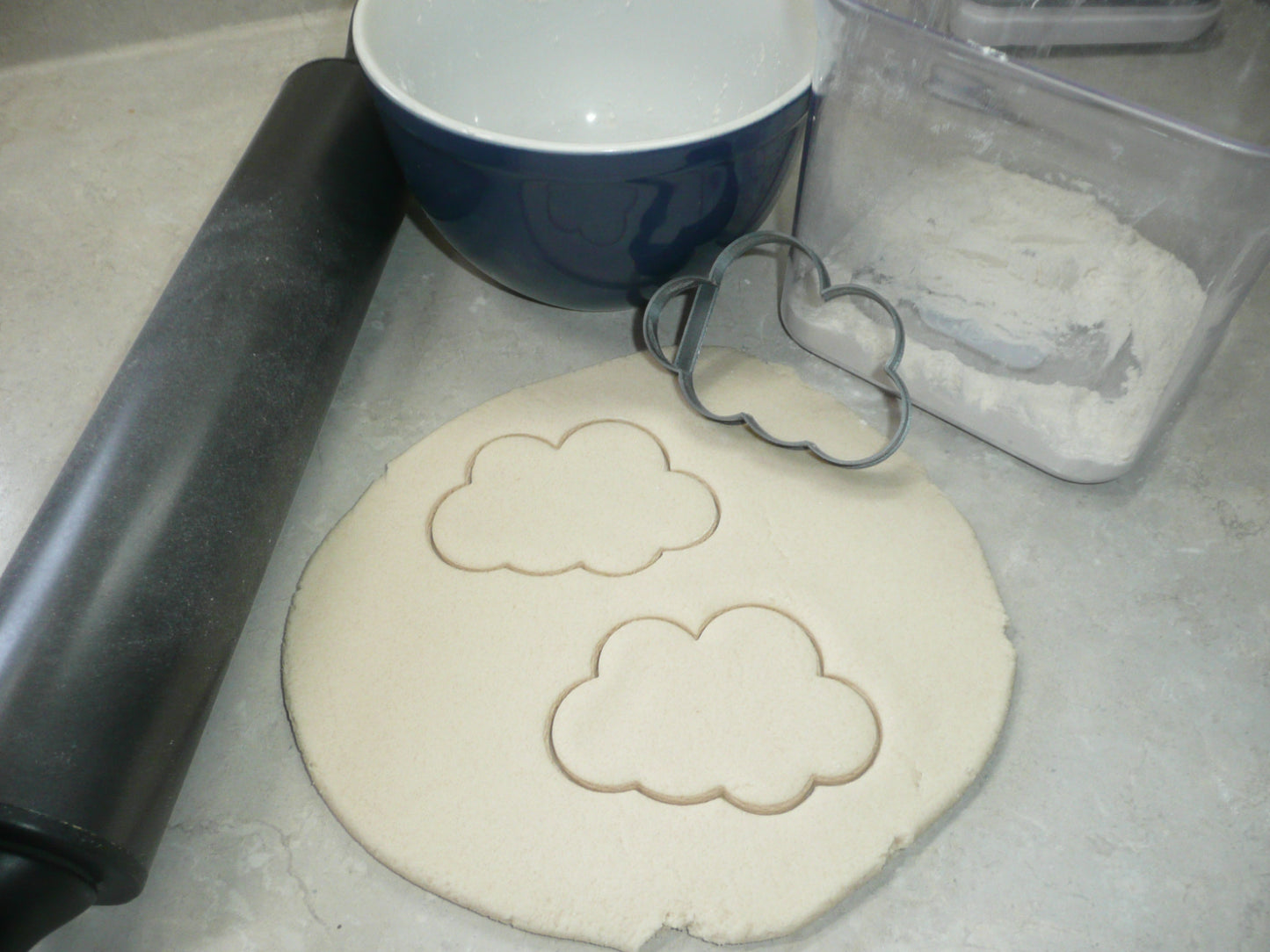 Cloud Shape Outline Cookie Cutter Made in USA PR4943