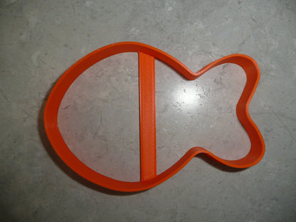 Orange Goldfish Cracker 4 Inch Outline Cookie Cutter Made In USA PR4968