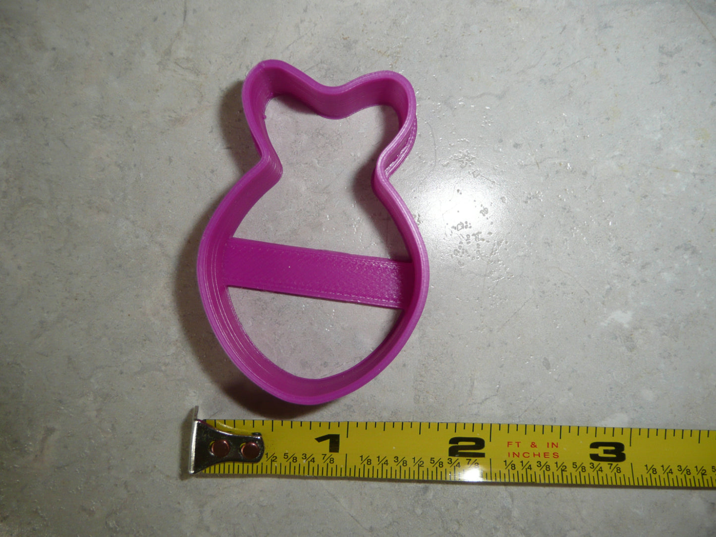 Purple Goldfish Cracker 2 Inch Outline Cookie Cutter Made In USA PR4972