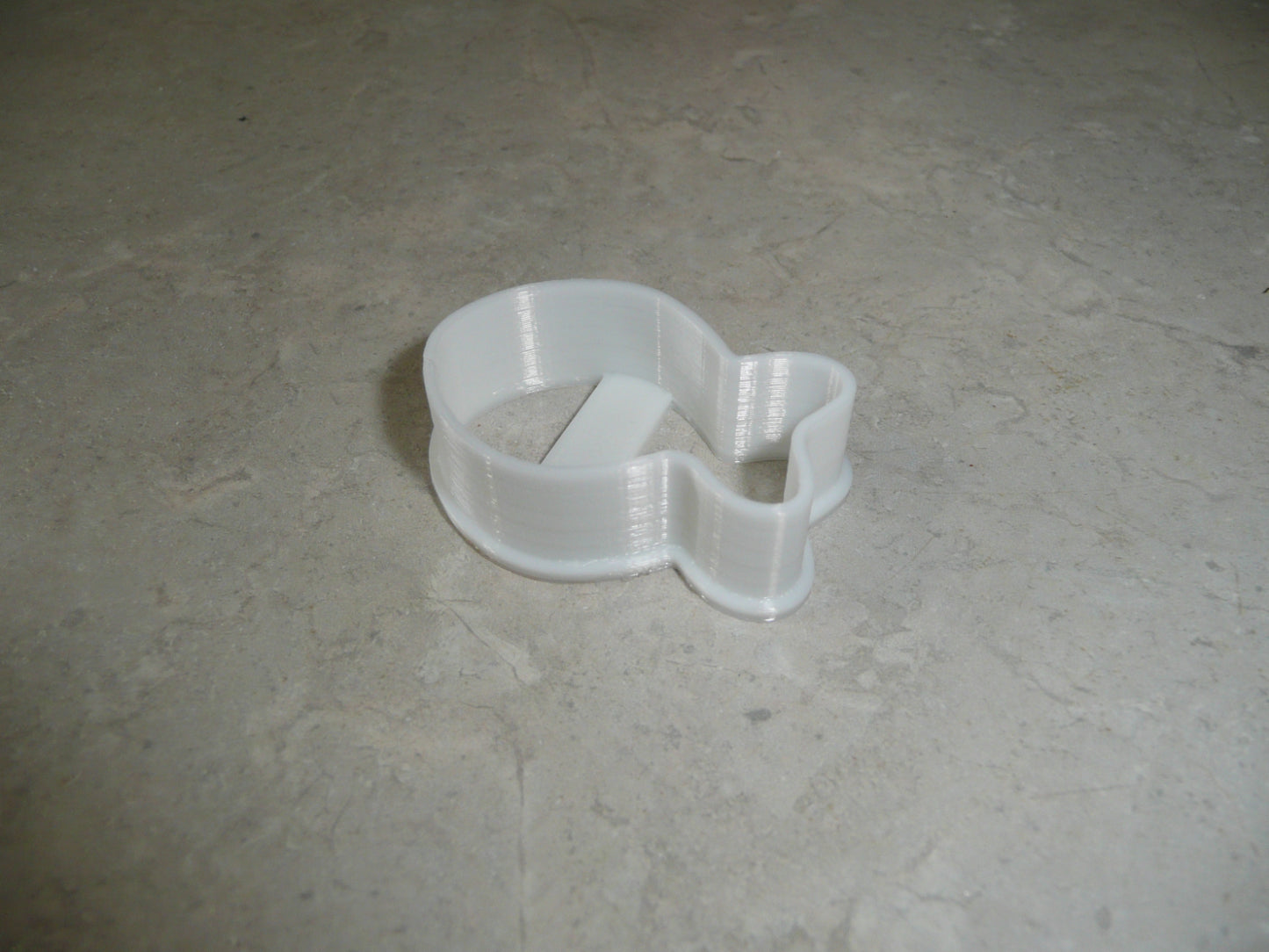 White Goldfish Cracker 1.5 Inch Outline Cookie Cutter Made In USA PR4973