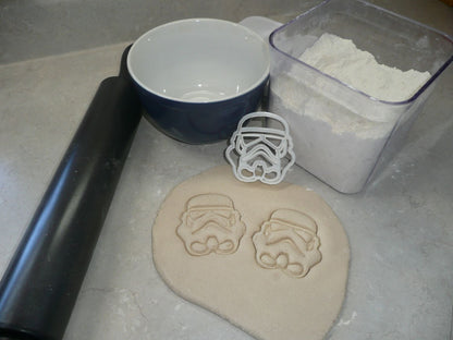 Storm Trooper Helmet Star Wars Themed Cookie Cutter Made In USA PR545