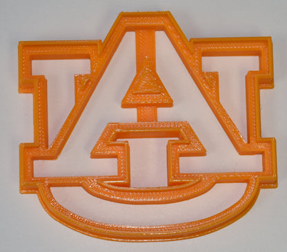 6x University of Auburn Fondant Cutter Cupcake Topper 1.75" USA FD704