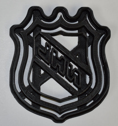 6x NHL Hockey Fondant Cutter Cupcake Topper Size 1.75" USA FD734
