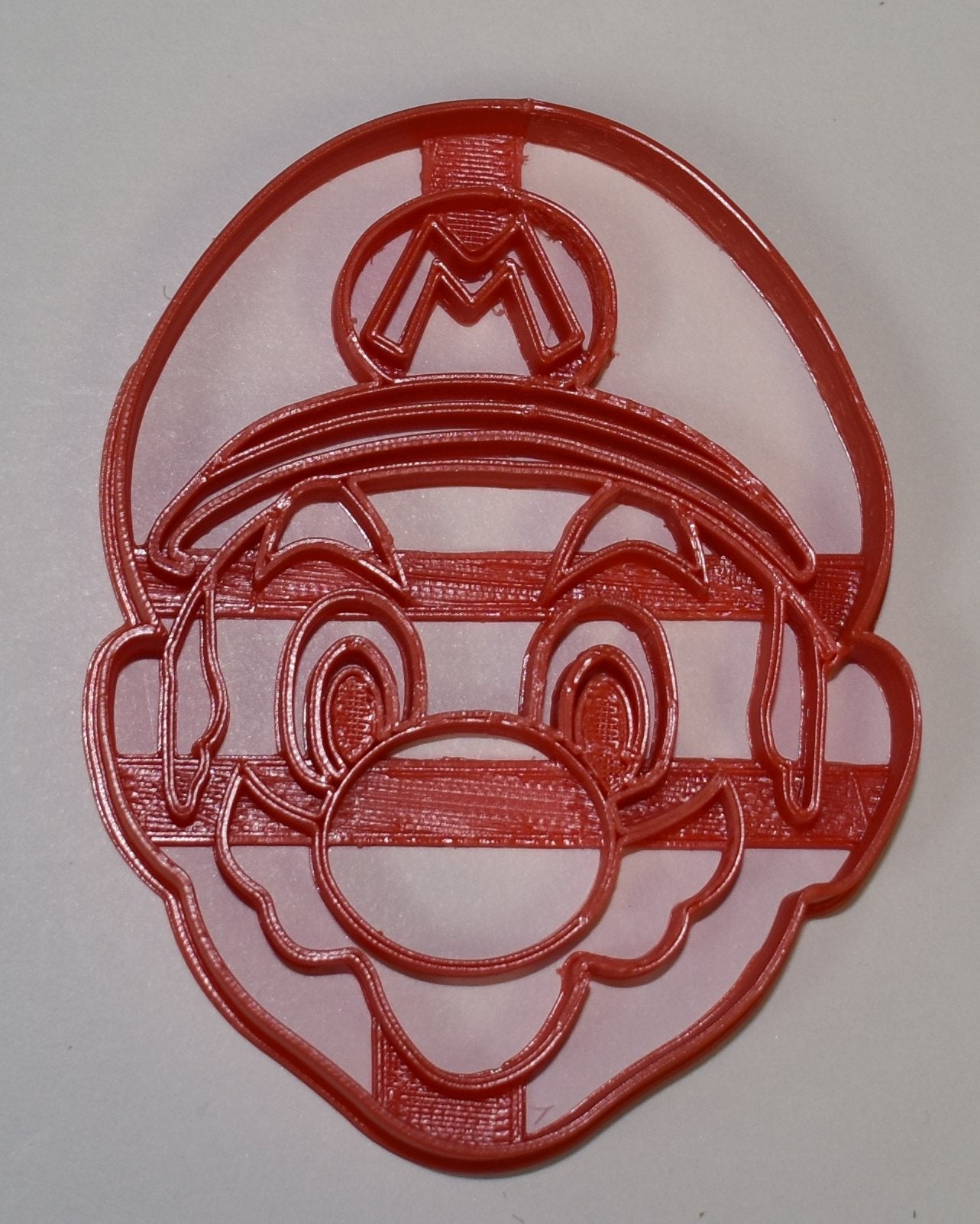 6x Mario Video Game Character Fondant Cutter Cupcake Topper Size 1.75" USA FD747