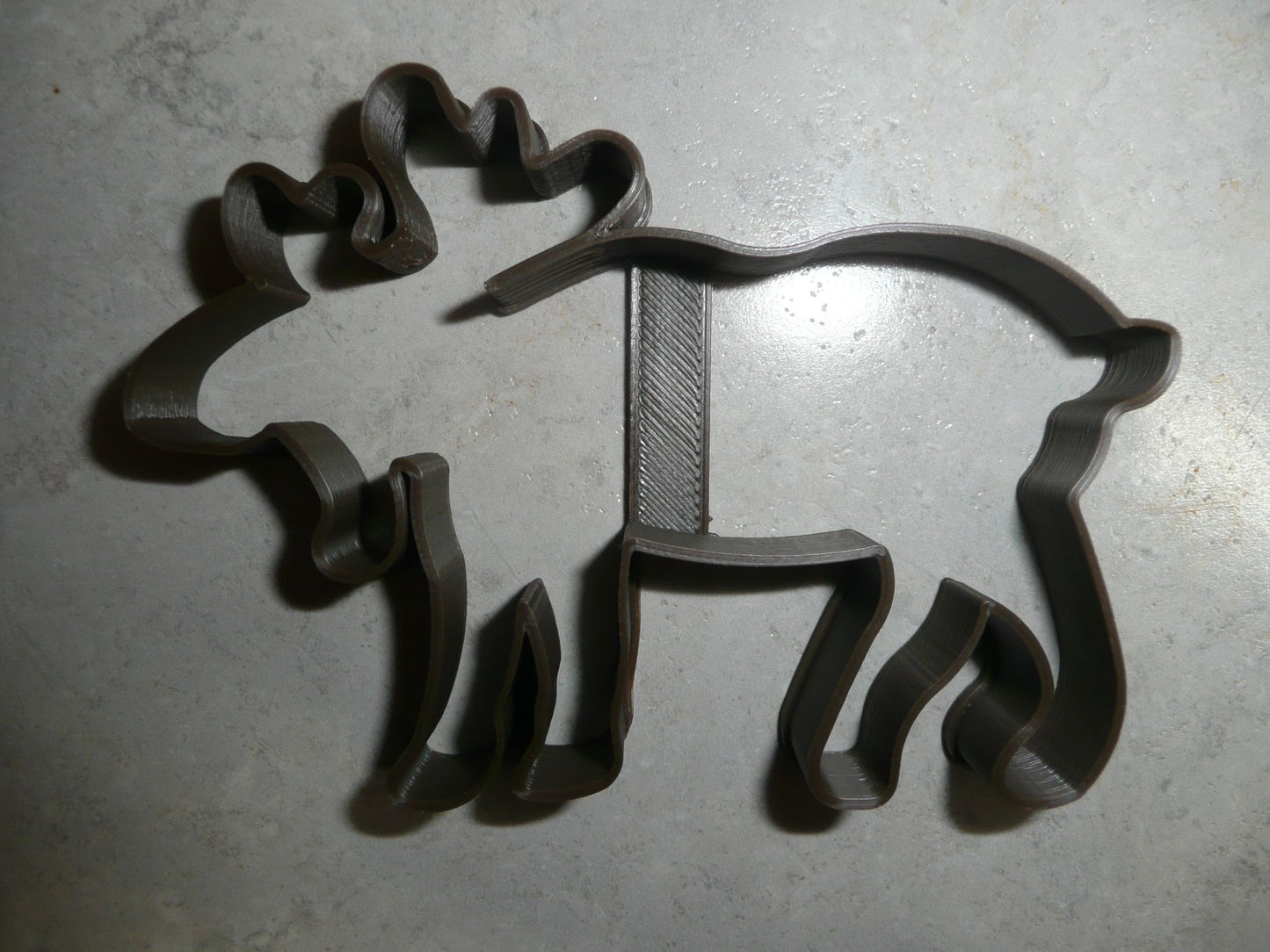 Moose Outline Winter Woodland Animal Cookie Cutter Made In USA PR94