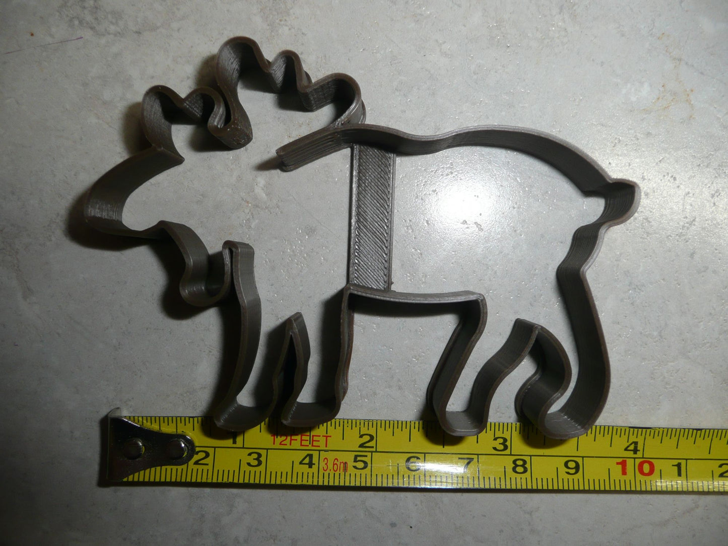 Moose Outline Winter Woodland Animal Cookie Cutter Made In USA PR94