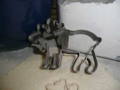 Moose Outline Winter Woodland Animal Cookie Cutter Made In USA PR94