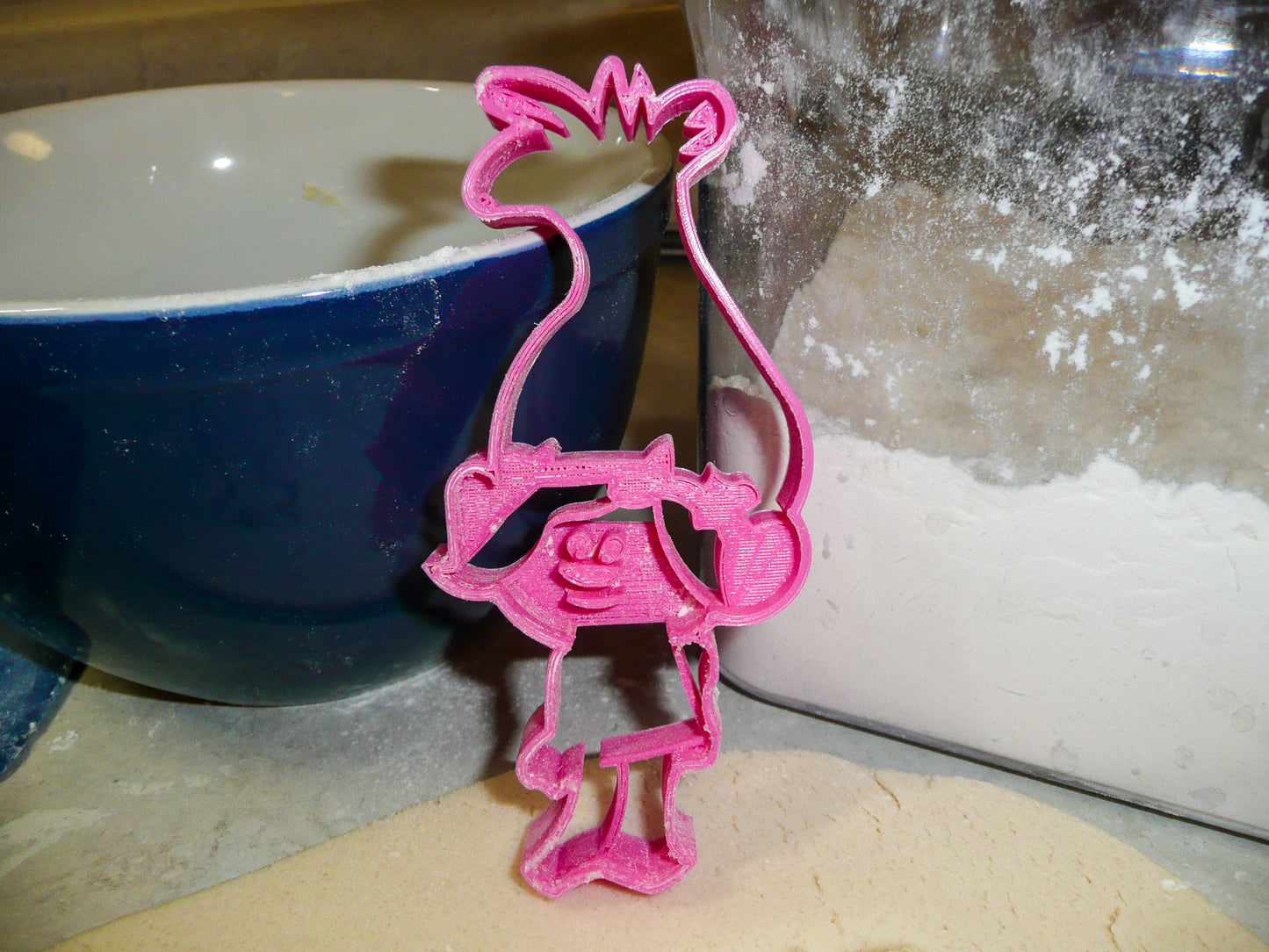 Poppy Singing Princess Trolls Movie Character Cookie Cutter Made In USA PR2001