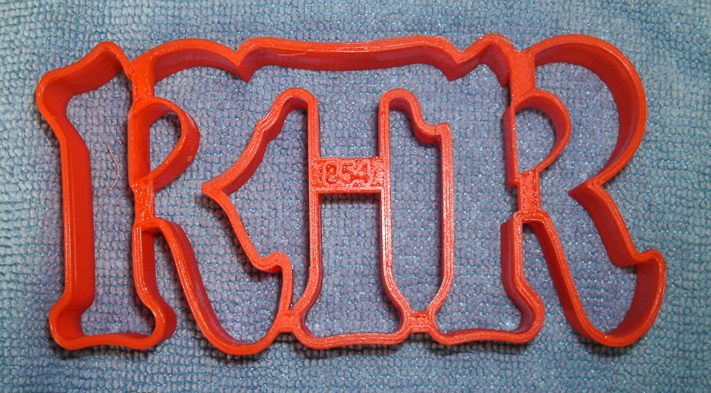 RTR Roll Tide Roll Chant University Of Alabama Crimson Cookie Cutter USA PR854