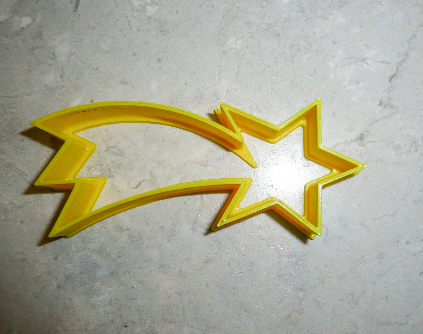 6x Shooting Star Fondant Cutter Cupcake Topper Size 1.75" USA FD407