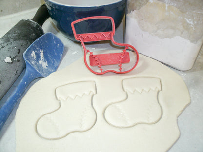 Stocking Christmas Gift Santa Cookie Cutter 3D Printed Made in USA PR122