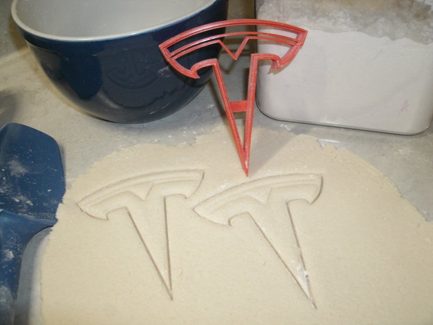 Tesla Brand Symbol Luxury Electric Vehicle Car Cookie Cutter Made in USA PR483