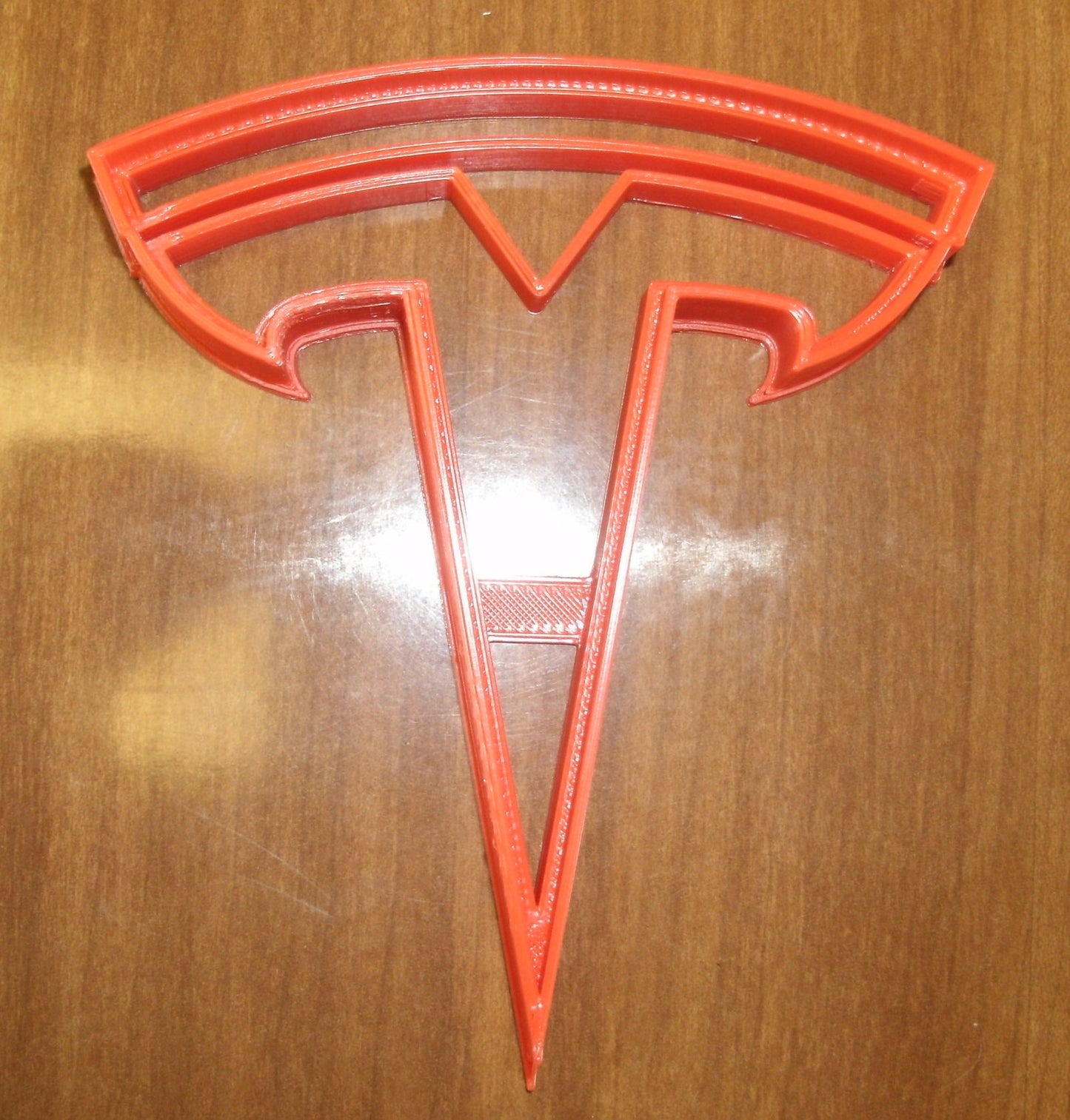 6x Tesla Symbol Car Fondant Cutter Cupcake Topper Size 1.75 Inch USA FD483