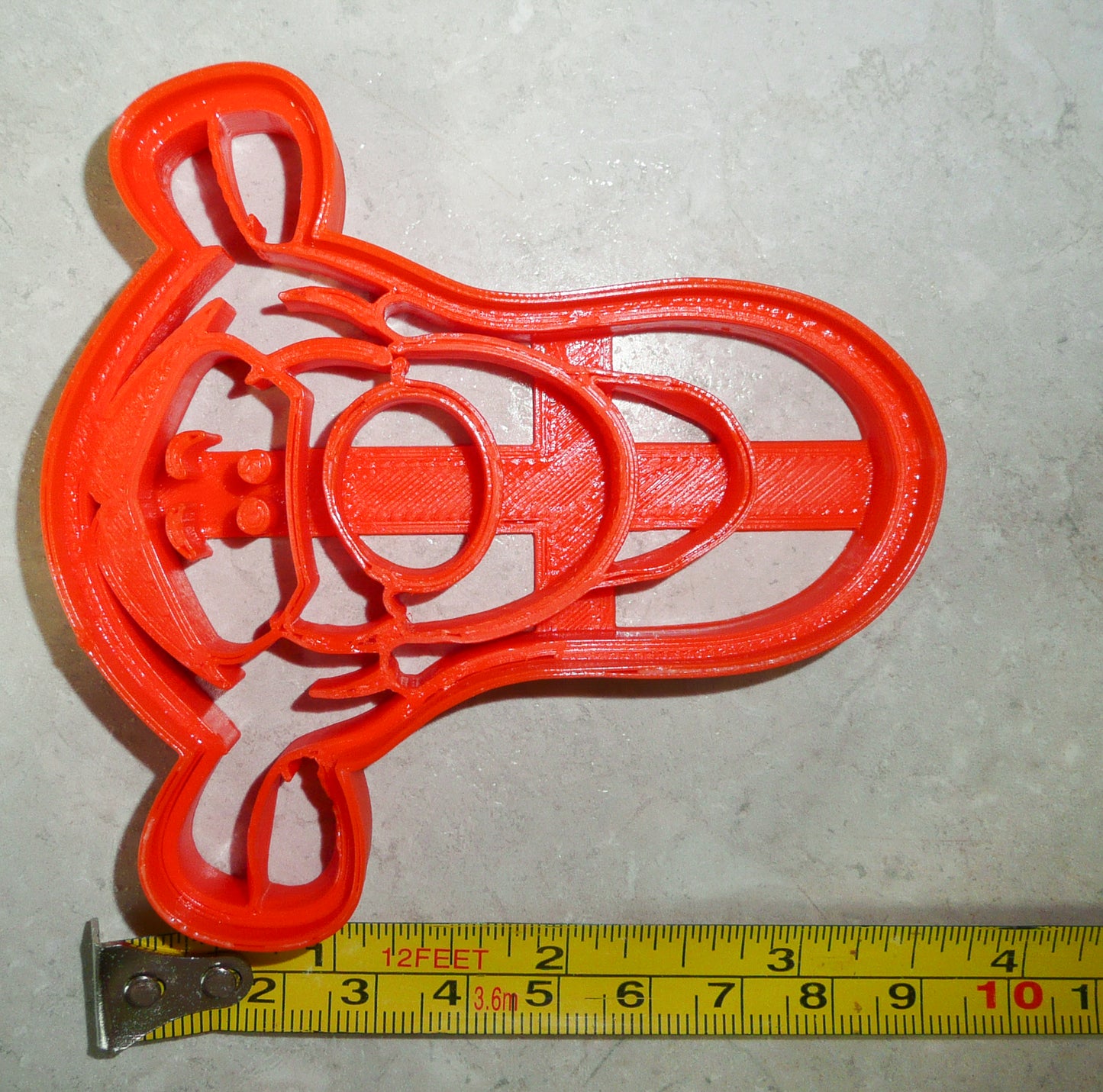 Tigger Face Winnie the Pooh Cartoon Character Cookie Cutter Made in USA PR457